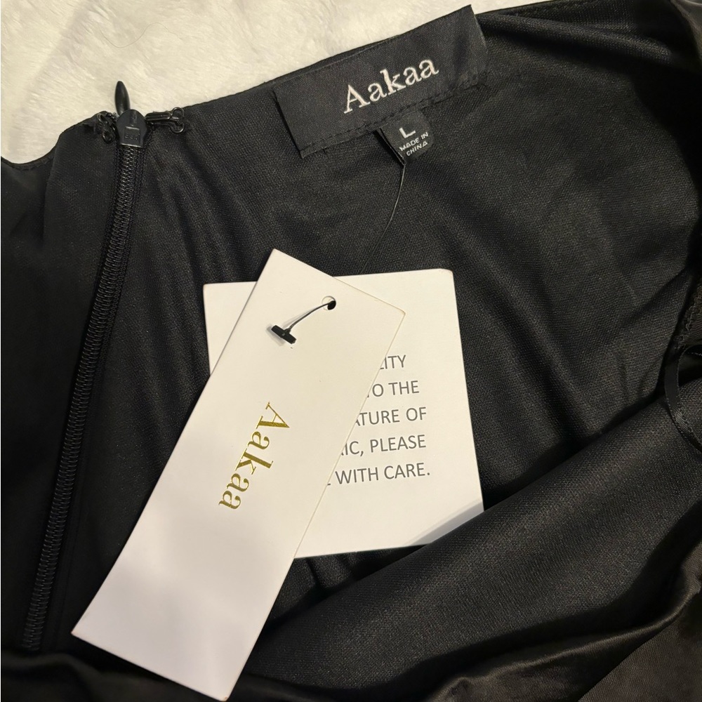 NWT!!! Aakaa Wish for More Black Dress purchased from Red Dress S L - Picture 8 of 11